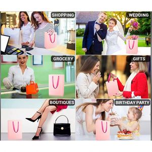 Valentines Day <b>Gift</b> <b>Small</b> Kraft Paper Bags with Handle Shopping Retail Bag for Boutique Birthday Party Wed <b>Small</b> Kraft Paper Bag - Product Image 5