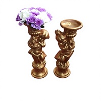Socle Colonne Romaine en PVC Style Européen SPR en Gros, Présentoir à Fleurs pour Mariage et Décoration d'Événements/Fêtes
