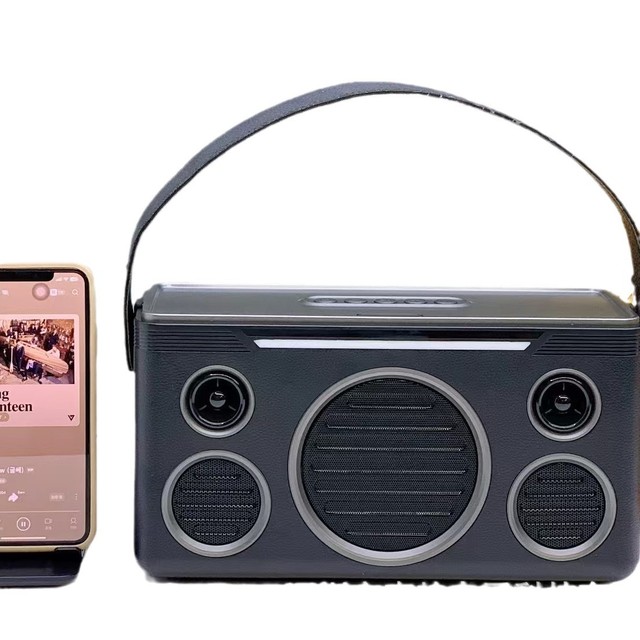 New Model Colorful Lights Portable  Speaker with Dual Speakers and Subwoofer