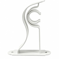 Support de tringle à rideau extra-épais pour tringle simple, fixation murale supérieure, accessoire pour tringle à rideau