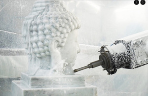 Centre d'usinage robotisé à 7 axes basé sur KUKA pour la fabrication de statues et de colonnes en granit - Product Image 4