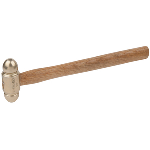 BRONZEplus 700g Martillo de bola con mango de nogal Herramienta no brillante de 340mm - Product Image 1