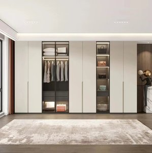 Armoire de rangement de chambre à coucher de Style nordique moderne pour vêtements chaussures chapeaux meubles de maison polyvalents pour villas ateliers pour salle de sport - Product Image 5