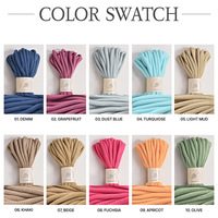 Corde à Crochet en Coton Torsadé Épaisse Fait Main DIY 8mm 10 Mètres/Rouleau, Cordon de Serrage pour Sac, Accessoires, Cordon Tricoté à la Main pour Vêtements