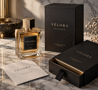 Flacon de parfum de luxe personnalisé avec emballage en boîte rigide en papier pour les marques de parfums indépendantes