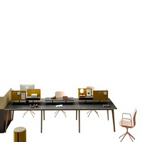 Bureau de direction en bois avec structure métallique robuste de qualité supérieure pour les bureaux d'entreprise et les applications de travail à domicile