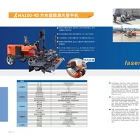 Machine de nivellement laser à quatre roues en béton, équipée d'un moteur et autres composants, garantie 1 an, adaptée à la construction