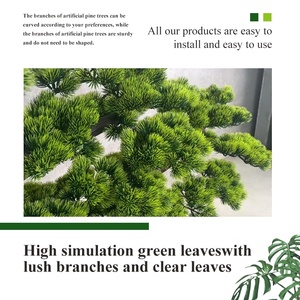 Customized Large Indoor Outdoor Artificial Podocarpus Plant Ornamental <strong>Trees</strong> Customized Artificial Pine <strong>Trees</strong> - Product Image 4