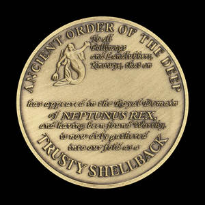 Moneta da regalo commemorativa <span class=keywords><strong>Imperium</strong></span> Neptuni Regis omaggio con tema personalizzato della marina USA - Product Image 6