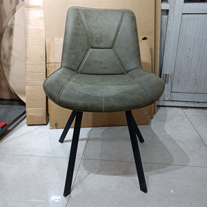 Luce nordica di lusso soggiorno ufficio sala d'attesa Reception in vera pelle sedie moderna poltrona - Product Image 2