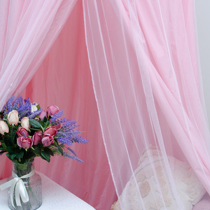 <span class=keywords><strong>Baldacchino</strong></span> Rosa Principessa a Doppio Strato <span class=keywords><strong>per</strong></span> <span class=keywords><strong>Letto</strong></span> Bambini e Neonati - Product Image 5