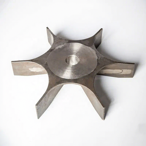 定制高镍耐热钢铸件炉用风扇叶片叶轮带轴 - Product Image 3