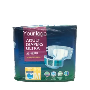 Brand Super Absorbent Disposable Ultra Soft adult Diapers with breathable film