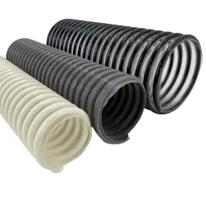 Hot Sale Flexible Spiral Ventilation tube PU PVC Spiral Transparent Smooth Wall Air Duct Hose