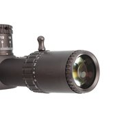 Lunette de visée FFP de haut niveau ED 6-24X50mm avec tube de 34mm, réticule MARD rouge éclairé, réglage de la visée à zéro, montage de tube de 34mm, couleur Tan