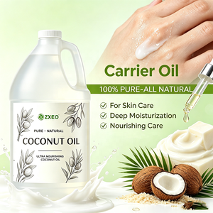 Huile de Coco 100% Pure Pressée à Froid, Huile Végétale Naturelle pour Peau, Cheveux, Massage, Hydratant, Nourrissant, <span class=keywords><strong>Anti</strong></span>-Âge, Vente en Gros - Product Image 5