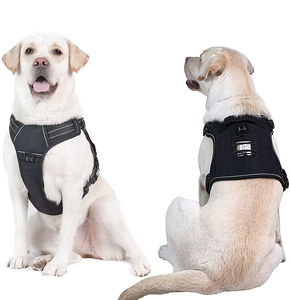 Harness Anjing untuk Anjing Besar Tanpa Tarik, Harness Hewan Peliharaan yang Dapat Disesuaikan, Reflektif, untuk Latihan Kerja, Kontrol Mudah - Product Image 5