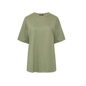 Recién llegado, camiseta de talla grande para mujer de algodón 100% de alta calidad, camiseta de manga corta con cuello redondo para exportación de mujer de BD - Product Image 3