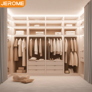 Prix d'usine, armoire-penderie en bois sur mesure, design moderne, pour la maison, l'hôtel, la <span class=keywords><strong>chambre</strong></span> à coucher, <span class=keywords><strong>avec</strong></span> rideaux - Product Image 2