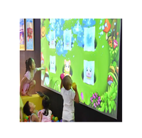 Jeux interactifs de projection au sol et sur les murs pour enfants, 60 ips, avec commandes tactiles, sur le thème des animaux et des dinosaures