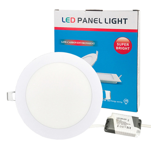 10 unids/lote LED Downlight 110V 220V luz de techo 17W 20W 24W luz empotrable Led abajo Panel redondo foco de luz iluminación interior - AliExprs 39