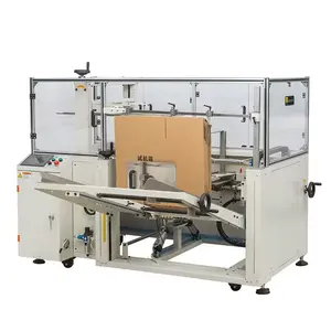DKX4540 автоматический монтажник для картонных коробок и машина для запечатывания коробок, упаковочная машина для открывания картонных коробок с лентообразным дном