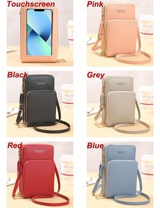 Borsa a <span class=keywords><strong>Tracolla</strong></span> Piccola in Pelle PU per Donne, Porta Cellulare con Schermo Touch, Pochette <span class=keywords><strong>Portafoglio</strong></span> con Cinturino - Product Image 6