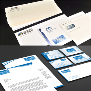 Tùy chỉnh vàng lá đóng dấu nổi kinh doanh thực hiện letterheads trống bù đắp lớn lên thermography in ấn giấy trong A5 phong bì - Product Image 5