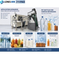 Machine de soufflage automatique à 2 cavités pour bouteilles PET d'eau potable et d'énergie, de 10 ml à 2 L, pour bouteilles en plastique (PC, PP) pour aliments, boissons et lait, certifiée CE