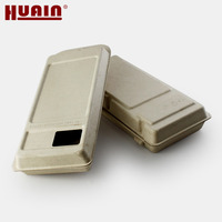 Barquettes d'emballage en pulpe moulée biodégradable et recyclable pour téléphones portables et appareils électroniques, usage industriel et commercial