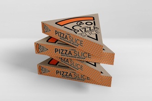 Caja de rebanadas de <span class=keywords><strong>Pizza</strong></span> personalizada Crepes Cono de gofres Caja de papel de embalaje <span class=keywords><strong>Pizza</strong></span> To <span class=keywords><strong>Go</strong></span> Embalaje Triángulo Caja de <span class=keywords><strong>Pizza</strong></span> - Product Image 2