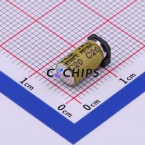 ตัวเก็บประจุ VKMB1001H3R3MV อลูมิเนียมอิเล็กโทรลีติค SMD D5xL10mm 3.3uF 20% 50V 54mA-100kHz - Product Image 2