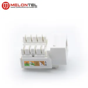 MT-5103 Krone Idc Netwerk Connector Modulaire Plug Cat5e Cat6 Utp Keystone Jack Met 2 Cover