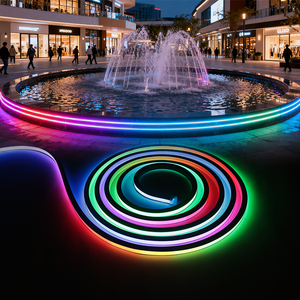 Tira de LED de Neón Flexible WS2811 RGB con Efecto de Píxeles en Movimiento, Tubo de Silicona Flexible IP67 para Iluminación Perimetral de Parques Públicos y Jardines - Product Image 6