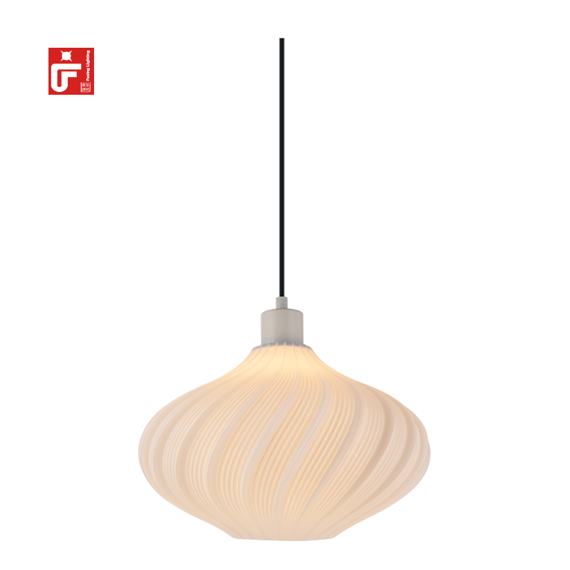 White+3D lampshade 1.5m braided wire suction top plate