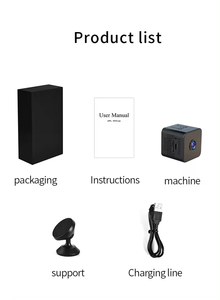 كاميرا أمان واي فاي صغيرة بدقة 1080 بكسل مع رؤية ليلية وكشف للحركة للأمن المنزلي - Product Image 2