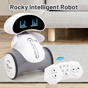 Mainan Robot listrik Mini interaktif, mainan Robot pintar dengan lampu, teman menari musik Remote Control - Product Image 2