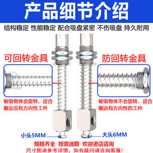 Soporte de Montaje Antirrotación para Entrada de Aire Lateral del Brazo Robótico Serie ZP3, Componentes Principales PLC, Motor de Caja de Cambios-ZP3B-Y2A/2B - Product Image 3