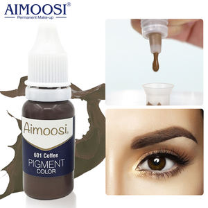 OEM ha approvato professionale Semi permanente trucco ecologico Micro sopracciglio pigmento vegetale per sopracciglio tatuaggio 6 pz/set - Product Image 3