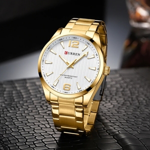 CURREN 8434 Montres populaires <span class=keywords><strong>pour</strong></span> hommes à la mode avec aiguilles lumineuses Montres-bracelets chic <span class=keywords><strong>pour</strong></span> hommes d'affaires en acier inoxydable Cadeau <span class=keywords><strong>pour</strong></span> hommes - Product Image 4