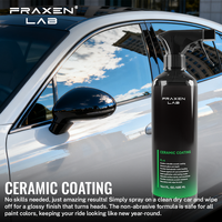 Kit de Revestimiento Cerámico de Alto Brillo 10H con Sellador de Pintura Nano Hidrofóbico, Protección Exterior Resistente a Arañazos y Detallado Automotriz