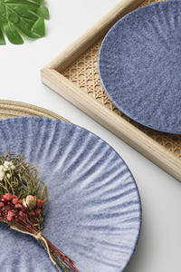 جودة عالية 7 "طبق أرجواني أزرق دائري ميلامين جانبي بأحجام مختلفة - Product Image 3