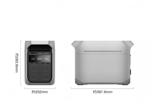 Centrale électrique portable ECOFLOW Delta 3PLUS en stock, batterie de secours 1800W pour activités de camping en extérieur - Product Image 2