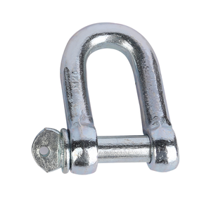 Manilles à vis américaines en acier inoxydable avec goupille de sécurité pour applications industrielles lourdes et minières - Product Image 1
