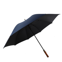 Logo personnalisé imprimé, grand parapluie incassable Souvenir de Golf Double auvent coupe-vent de voyage de 50 pouces pour adulte