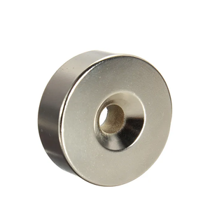 Imán de neodimio de fabricante profesional tornillo avellanado 25*5mm/25*10mm imán fuerte de tierras raras agujero permanente Ndfeb N42 - Product Image 1