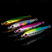 Umpan Jigging Slow Pitch, Umpan Logam Jig, Umpan Timbal Jig, Umpan Pancing Bercahaya UV, Umpan Pancing Tenggelam, Umpan Jig Cepat, 60g 80g 100g