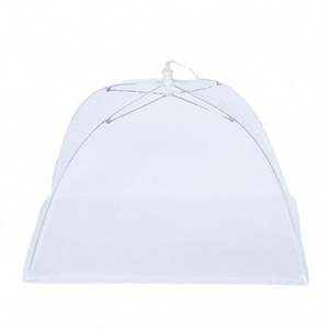 Artículos de Cocina en Línea, los Más Vendidos, Cubierta para Alimentos Cuadrada Blanca Plegable de 16-17 Pulgadas, Ecológica y a Prueba de Insectos - Product Image 5