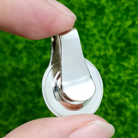 Clip de chapeau magnétique vierge 20 mm, design élégant et premium, avec marqueur de balle de golf métallique, accessoires de golf