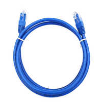 RJ45 kabel LAN jaringan Ethernet Cat 5e, Modem PC & Internet 24AWG 4 pasang, kabel Patch untuk TV Android